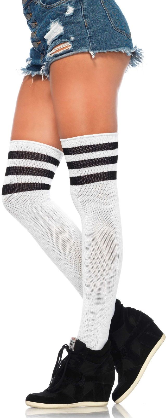 Wit Zwarte Sport Kousen