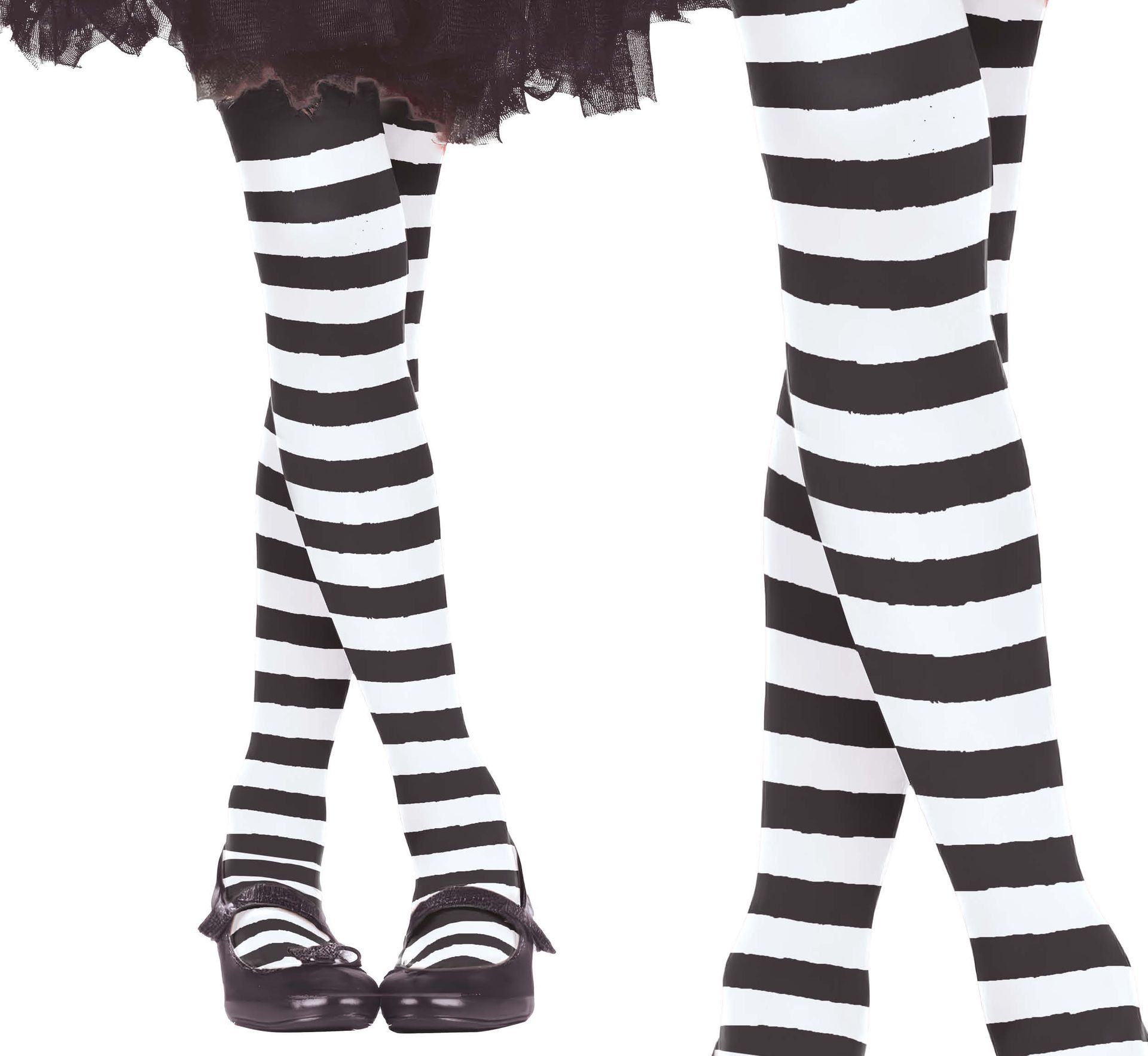 Witte Strepen Panty Meisjes