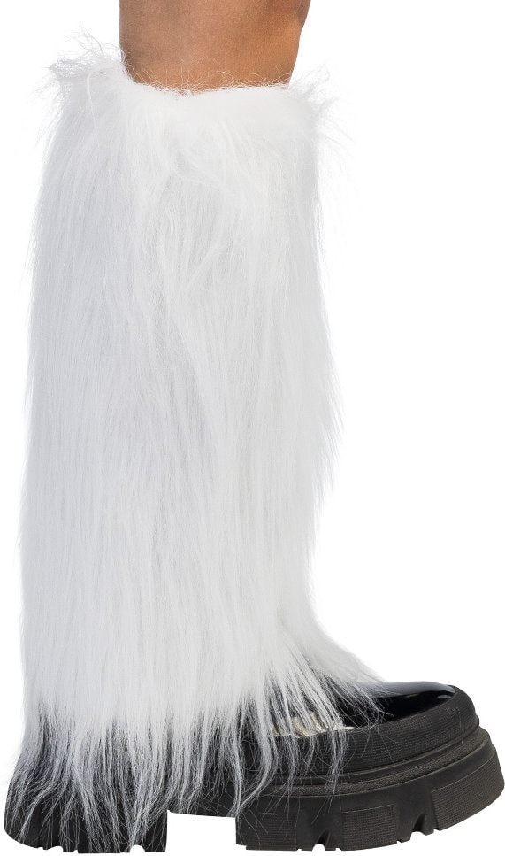 Witte UV Beenwarmers Dames