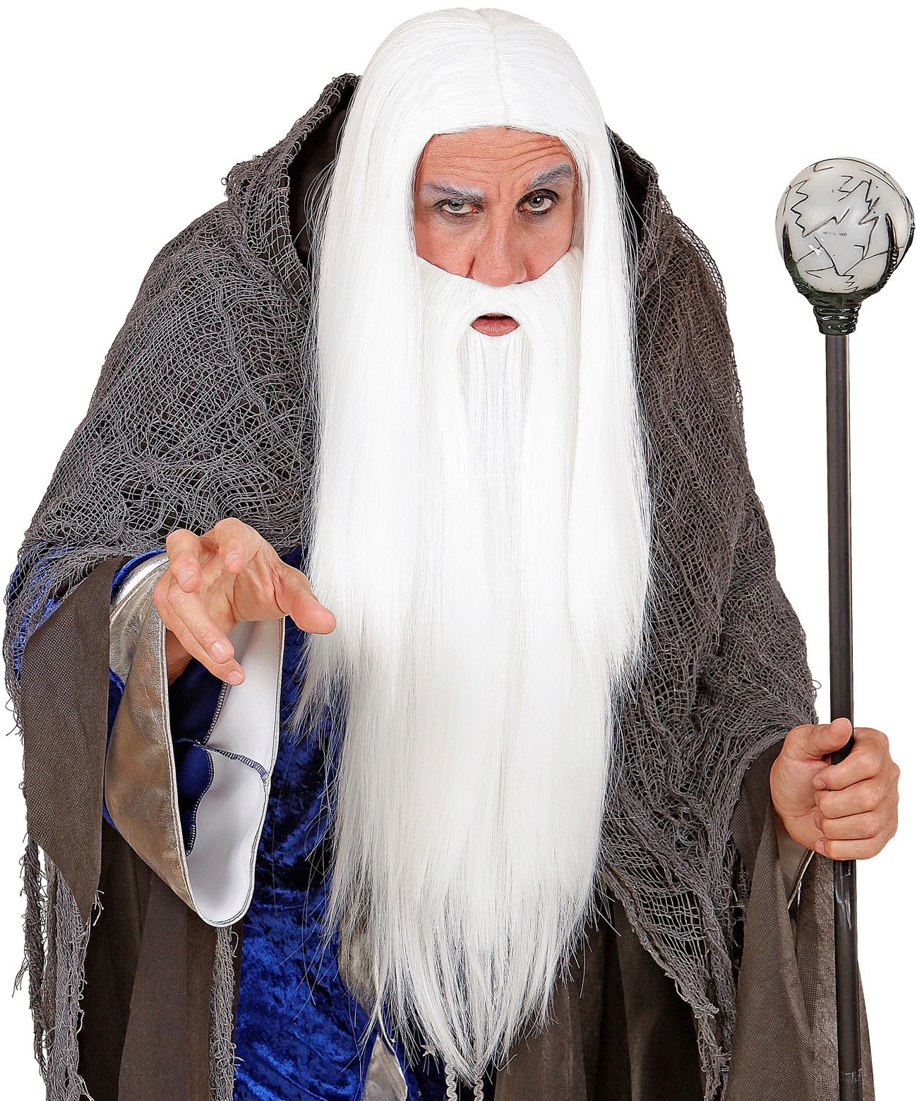 Wizard Pruik met Baard