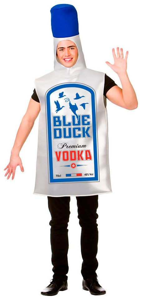 Wodka fles kostuum