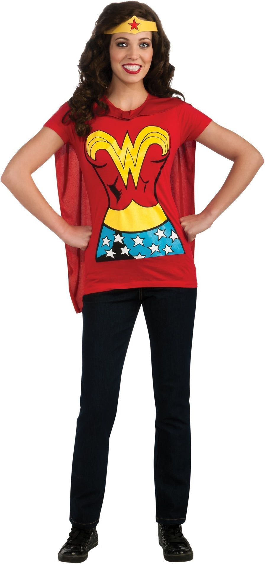 Wonder Woman Outfit Dames met Cape