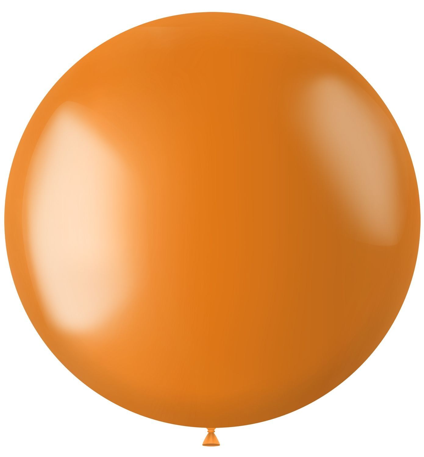 XL ballon oranje metallic