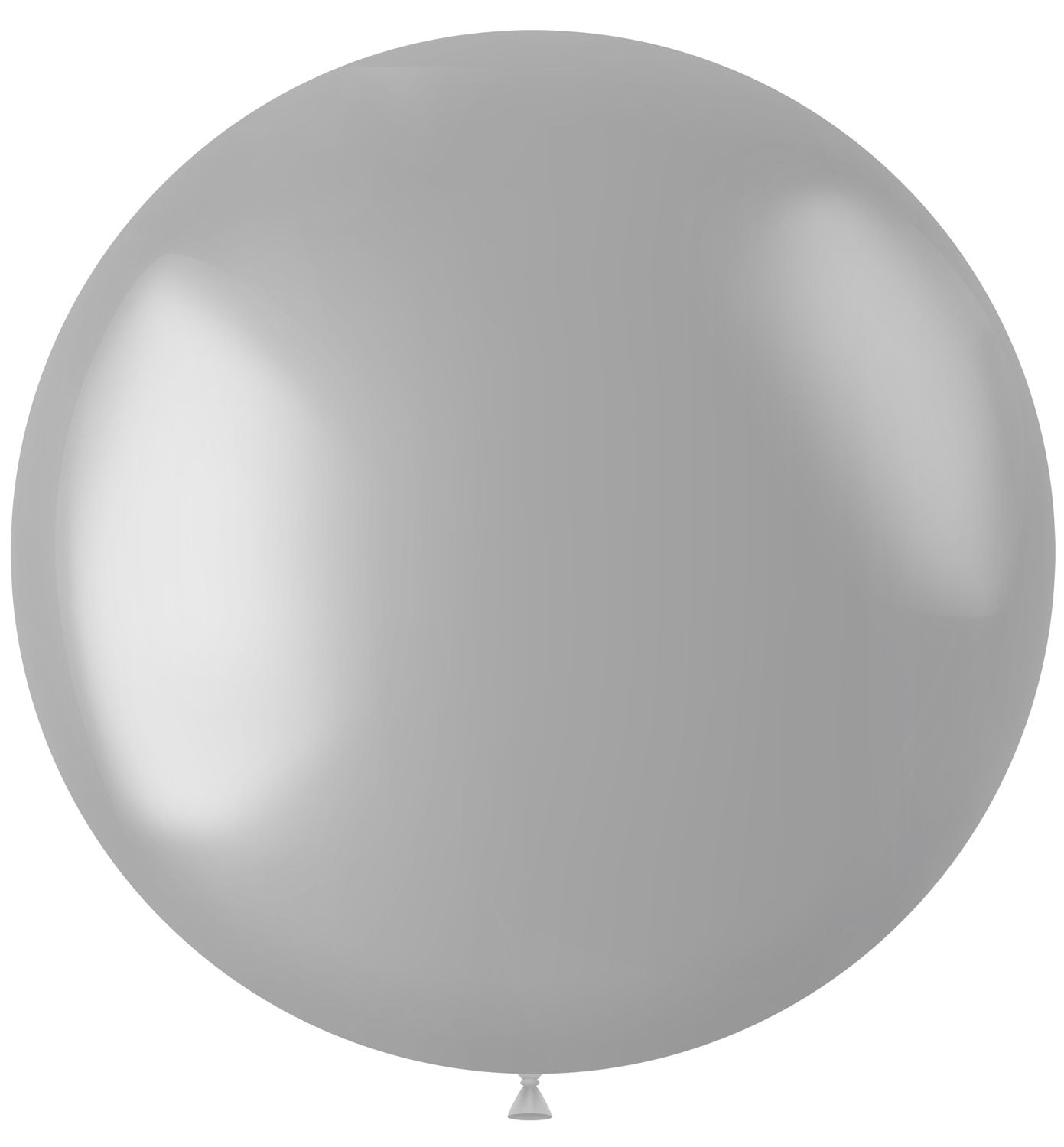 XL ballon zilver metallic