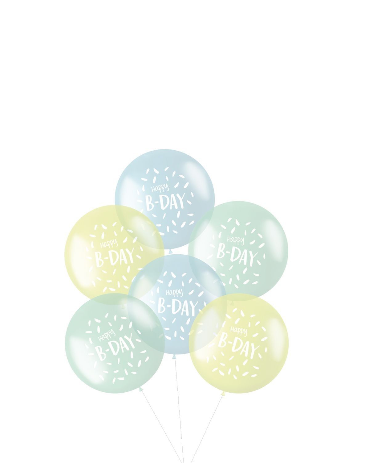 Xl Ballonnen B-Day Pastel Blauw