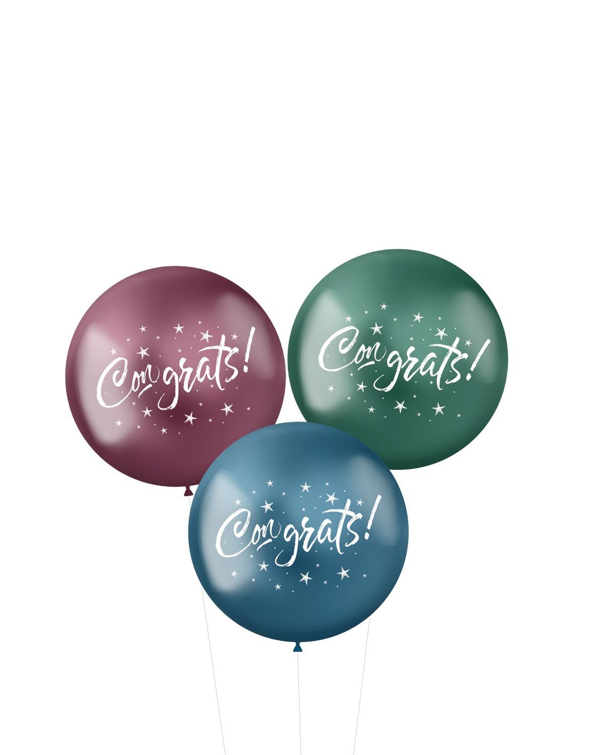Xl Ballonnen Congrats Stellar 3 Stuks
