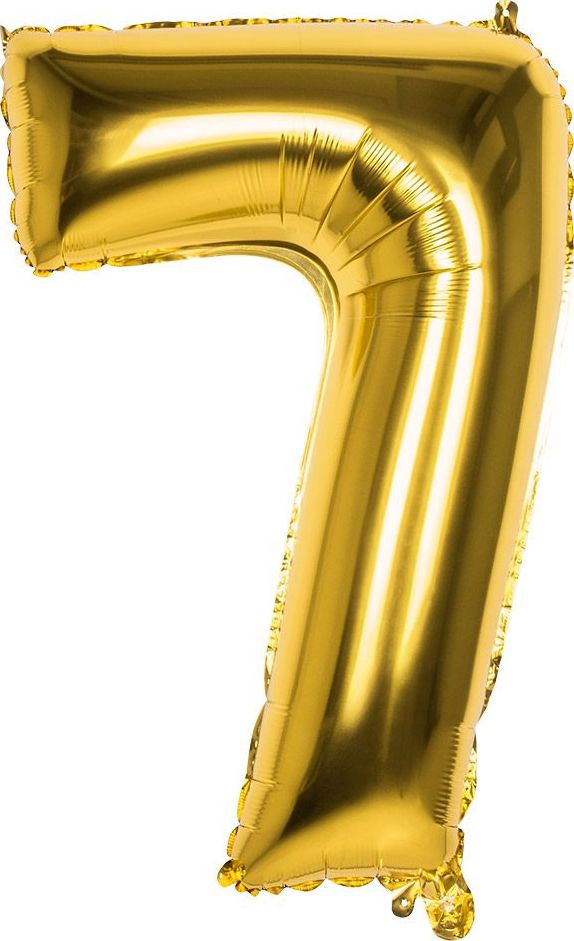 Xxl Gouden Folieballon Cijfer 7