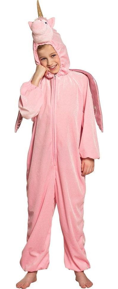 Zachte Eenhoorn Jumpsuit Kind Roze