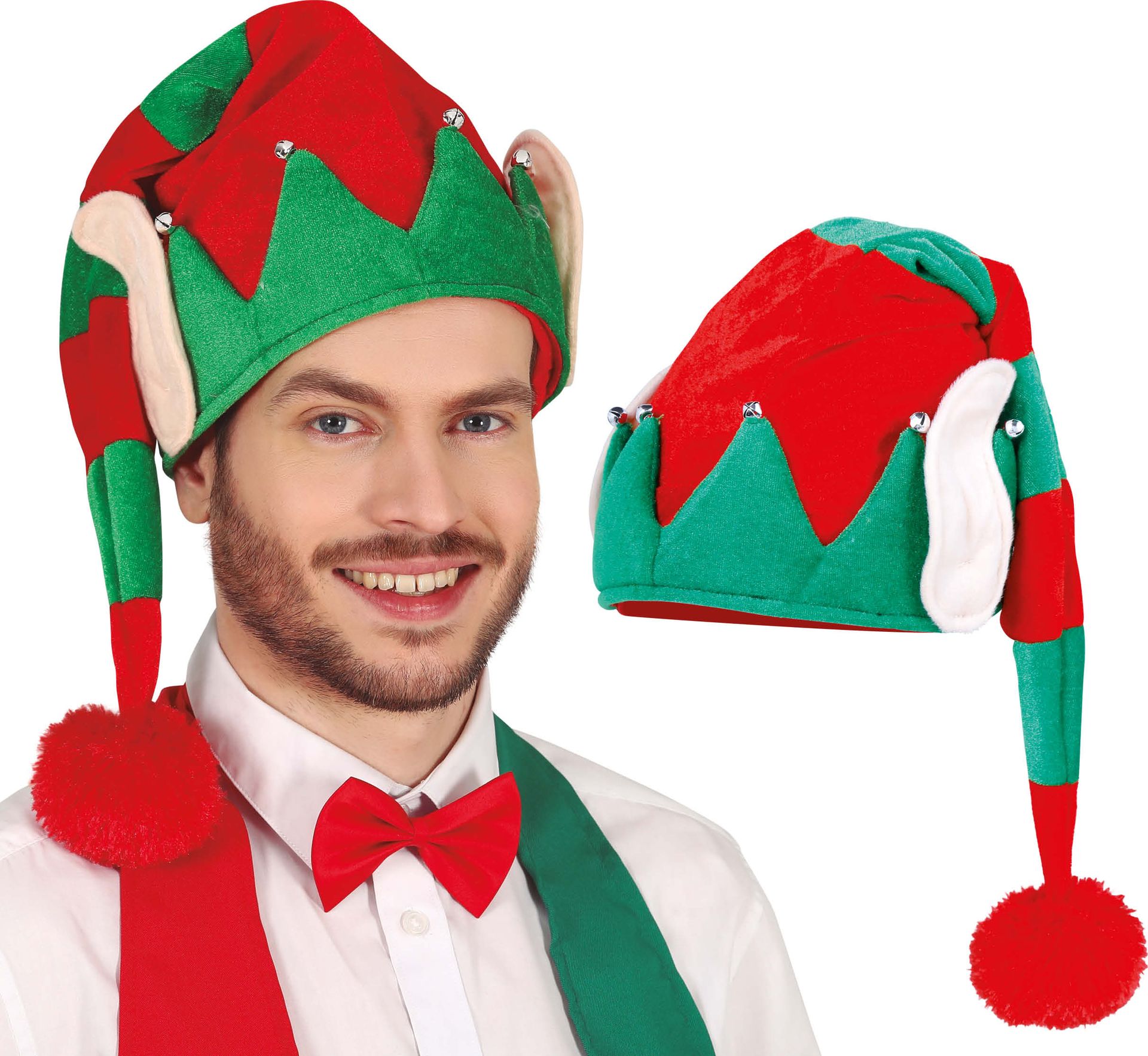 Zachte Kerstelf Muts met Oren