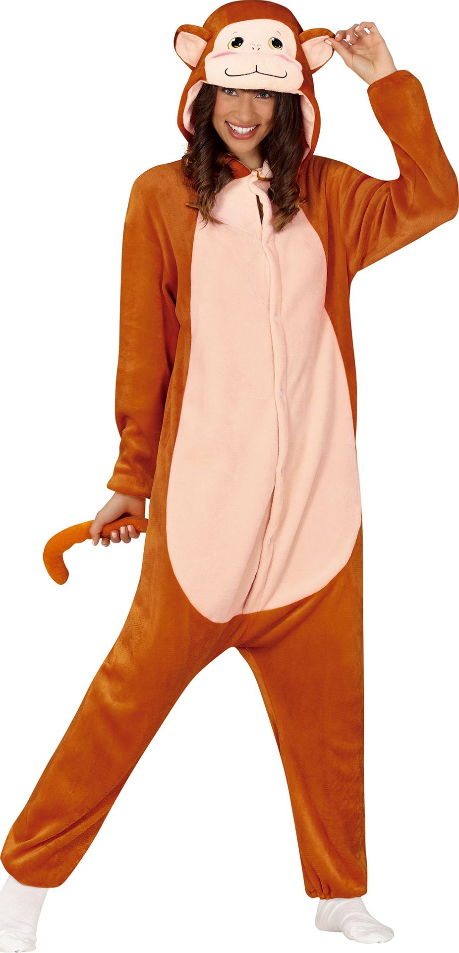 Zachte Onesie Aapje Dames
