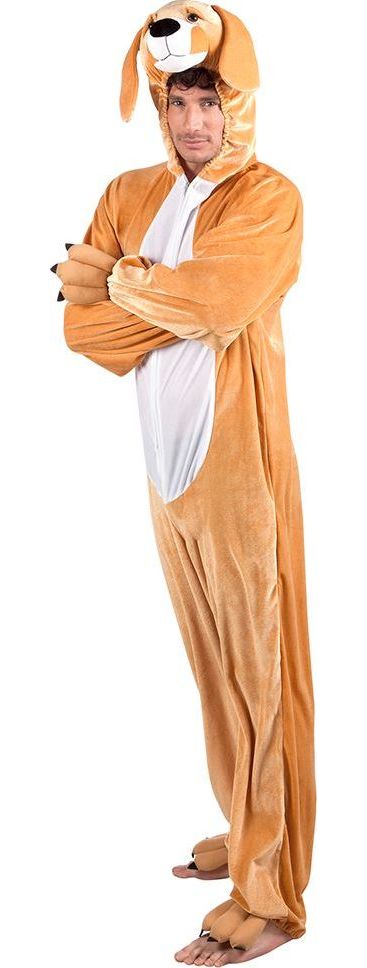 Zachte Pluche Hond Kostuum Tiener