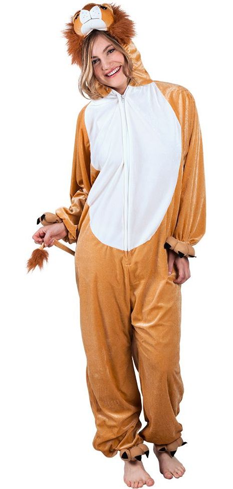 Zachte Pluche Leeuw Kostuum Tiener