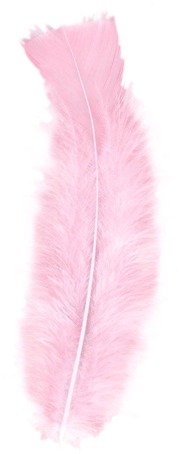 Zakje met 50 Lichtroze Veertjes