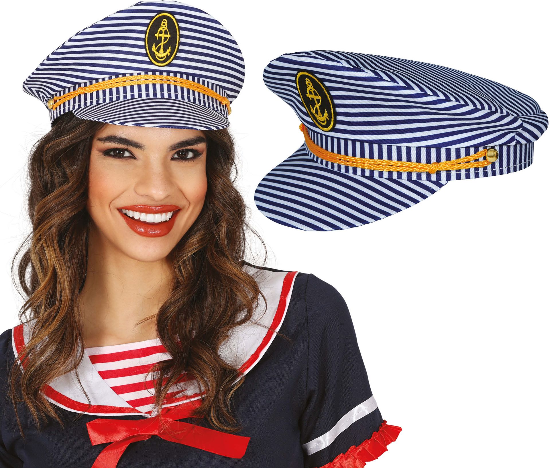 Zeeman Pet Blauw Gestreept Volwassenen