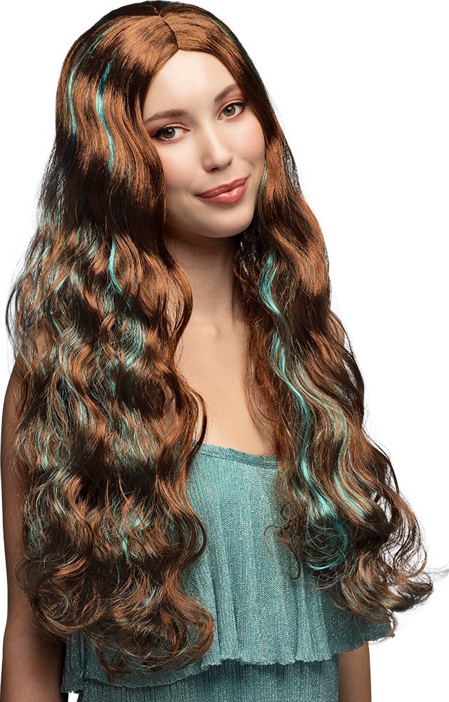 Zeemeermin Fantasy Fairy Pruik