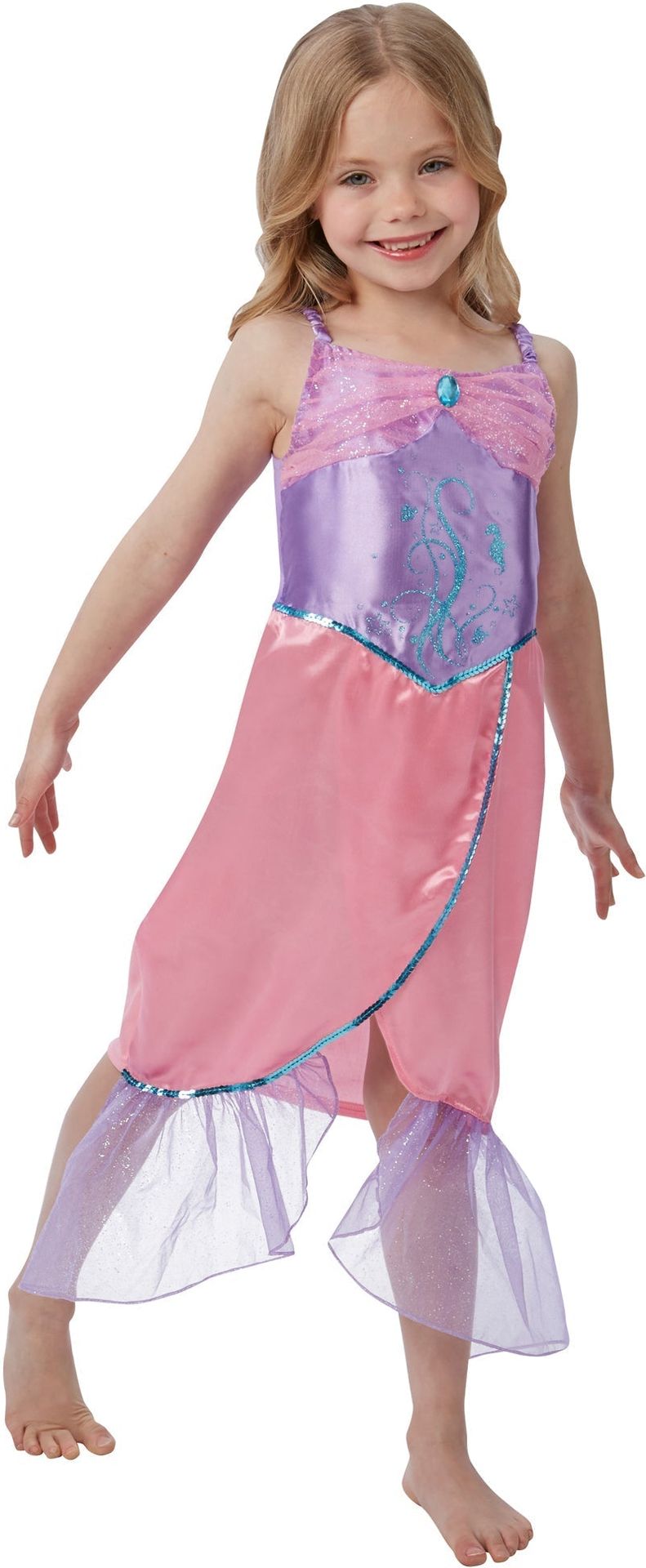 Zeemeermin Kostuum Meisjes Pastelkleurig