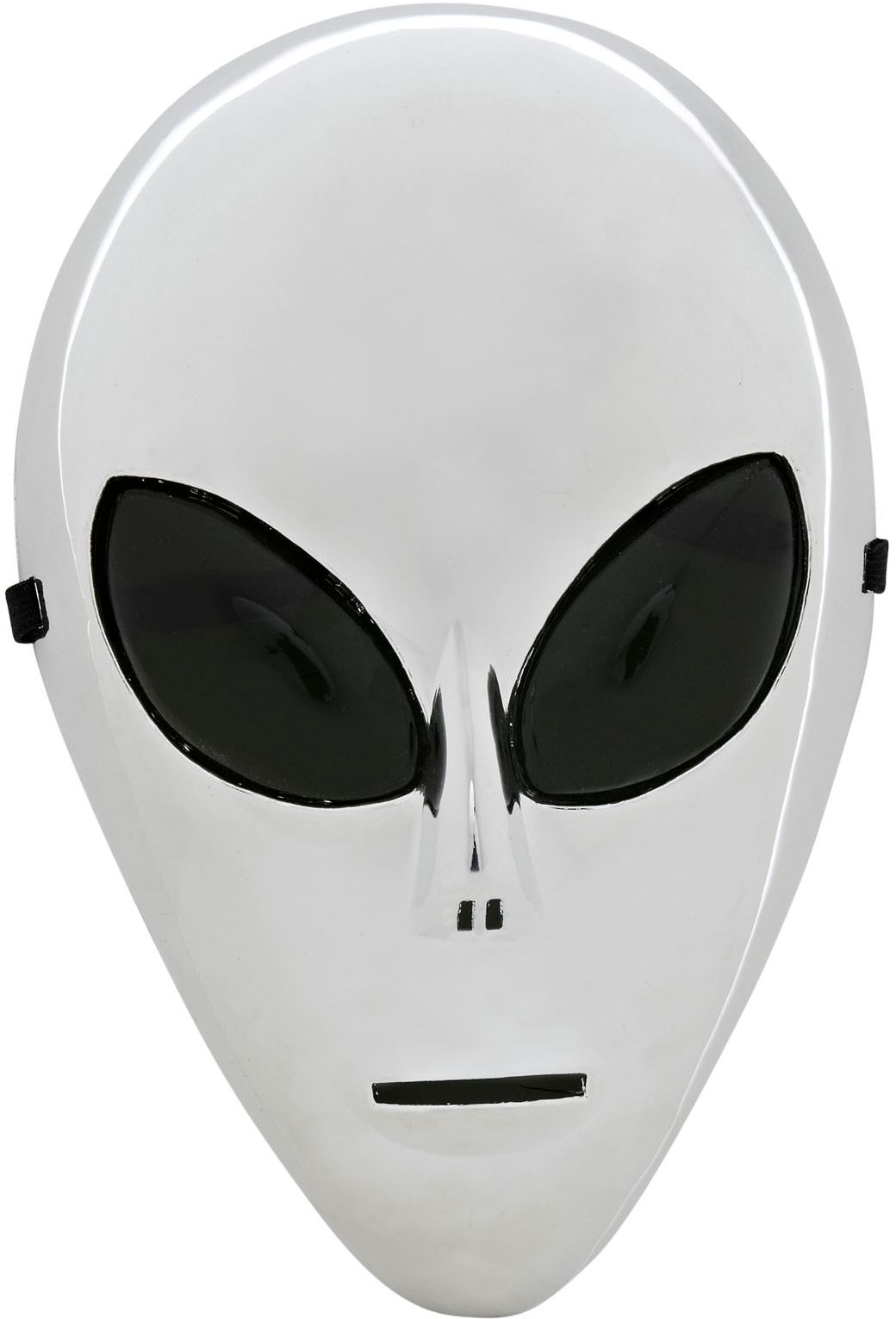 Zilver alien masker