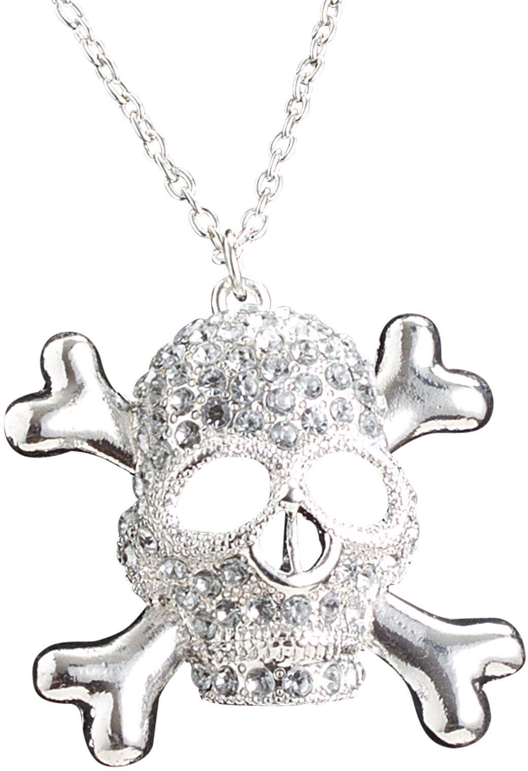 Zilveren Doodshoofd Ketting