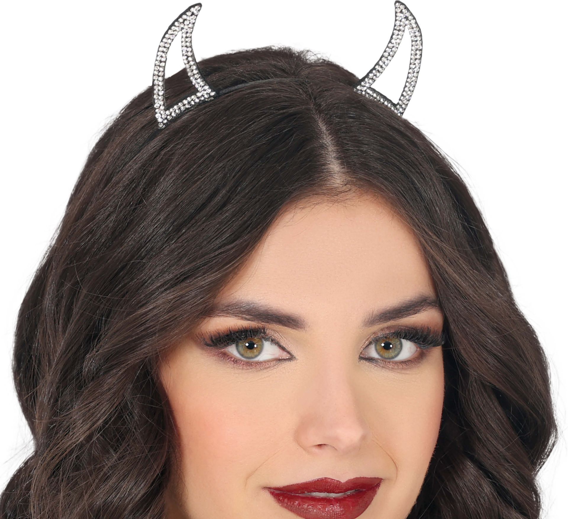 Zilveren Duivel Horens Hoofdband