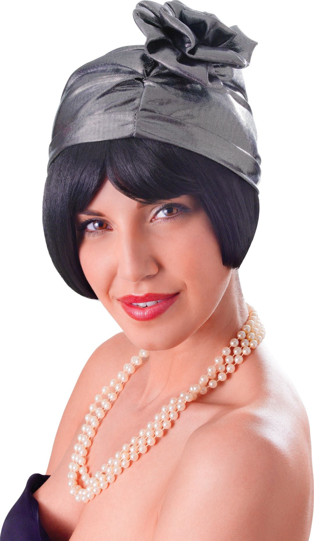 Zilveren Jaren 20 Muts