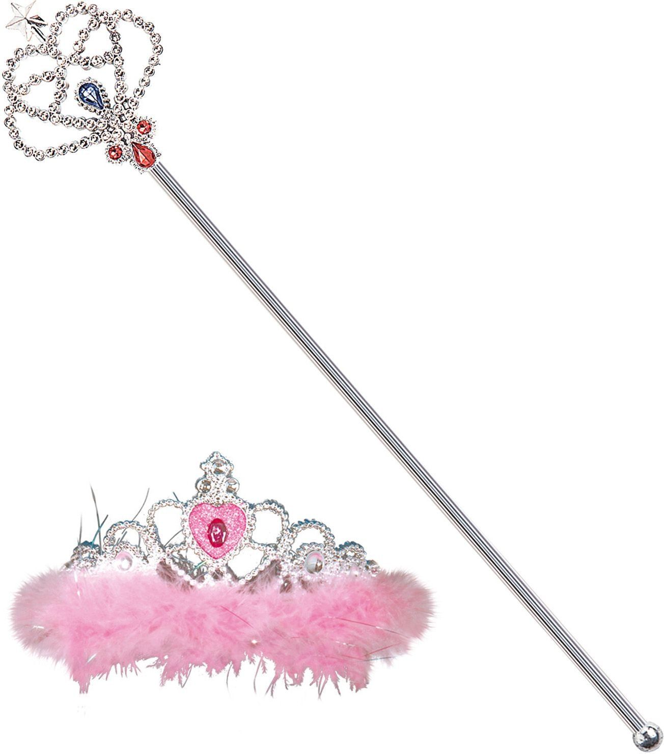 Zilveren Kinder Tiara met Scepter