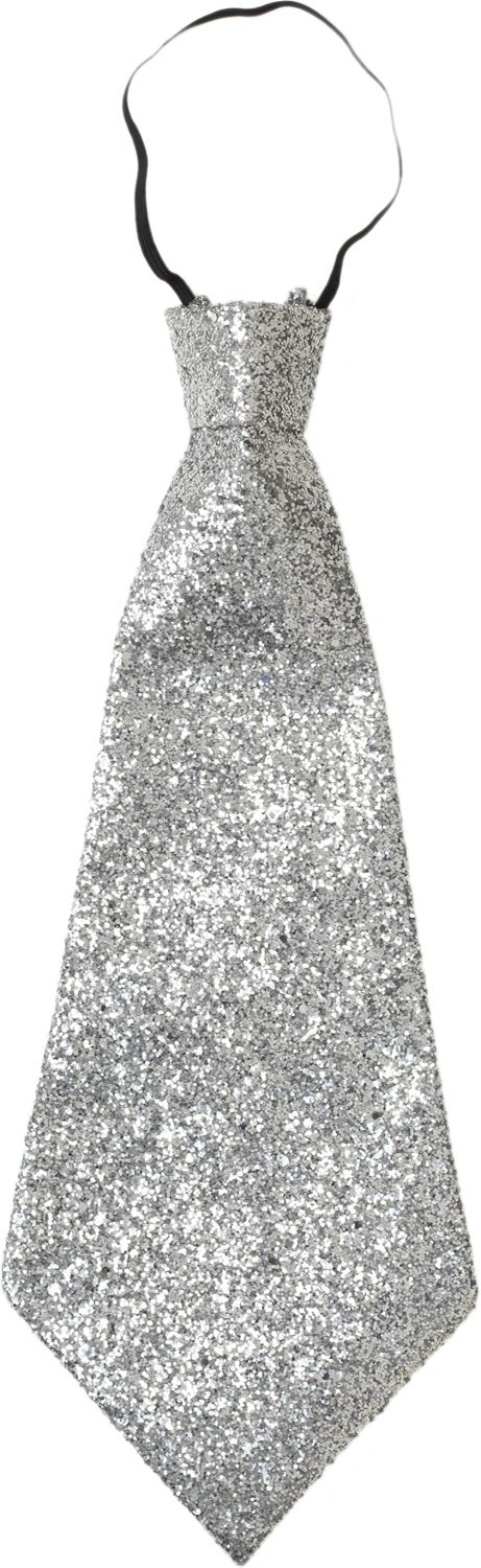 Zilveren Lurex Stropdas