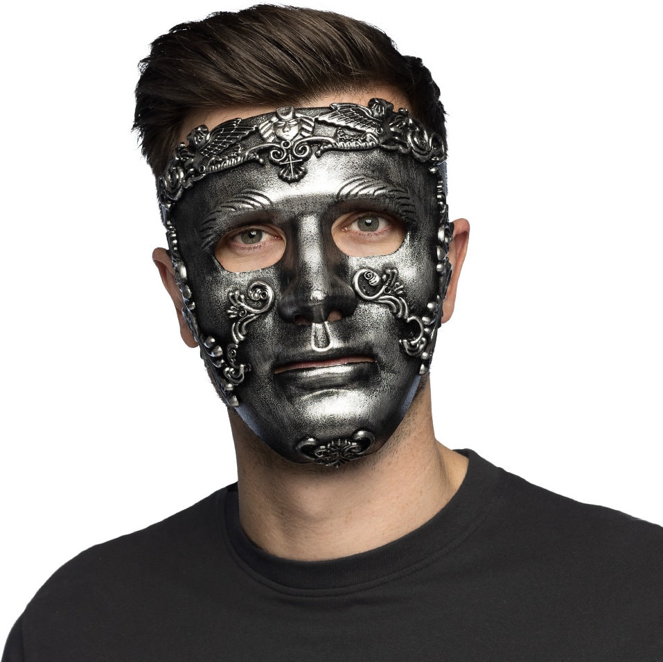 Zilveren Machine Opera Masker