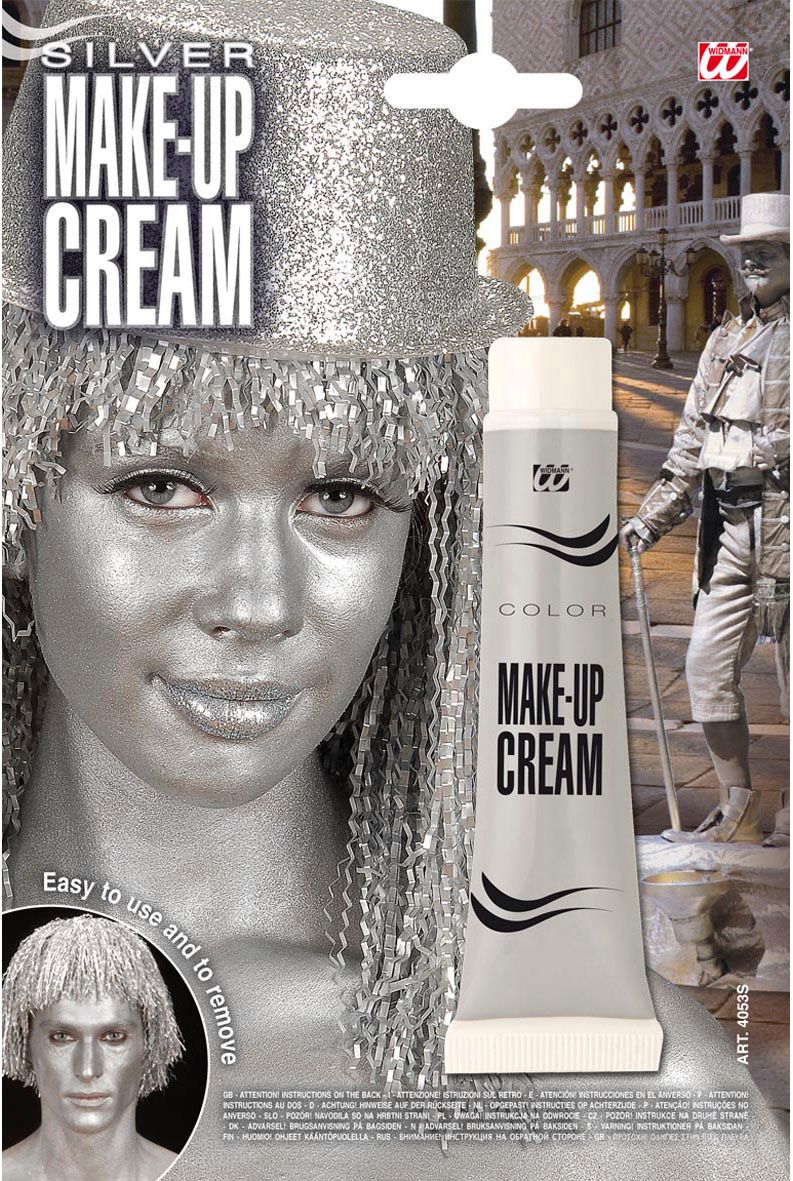 Zilveren Make-Up In Tube