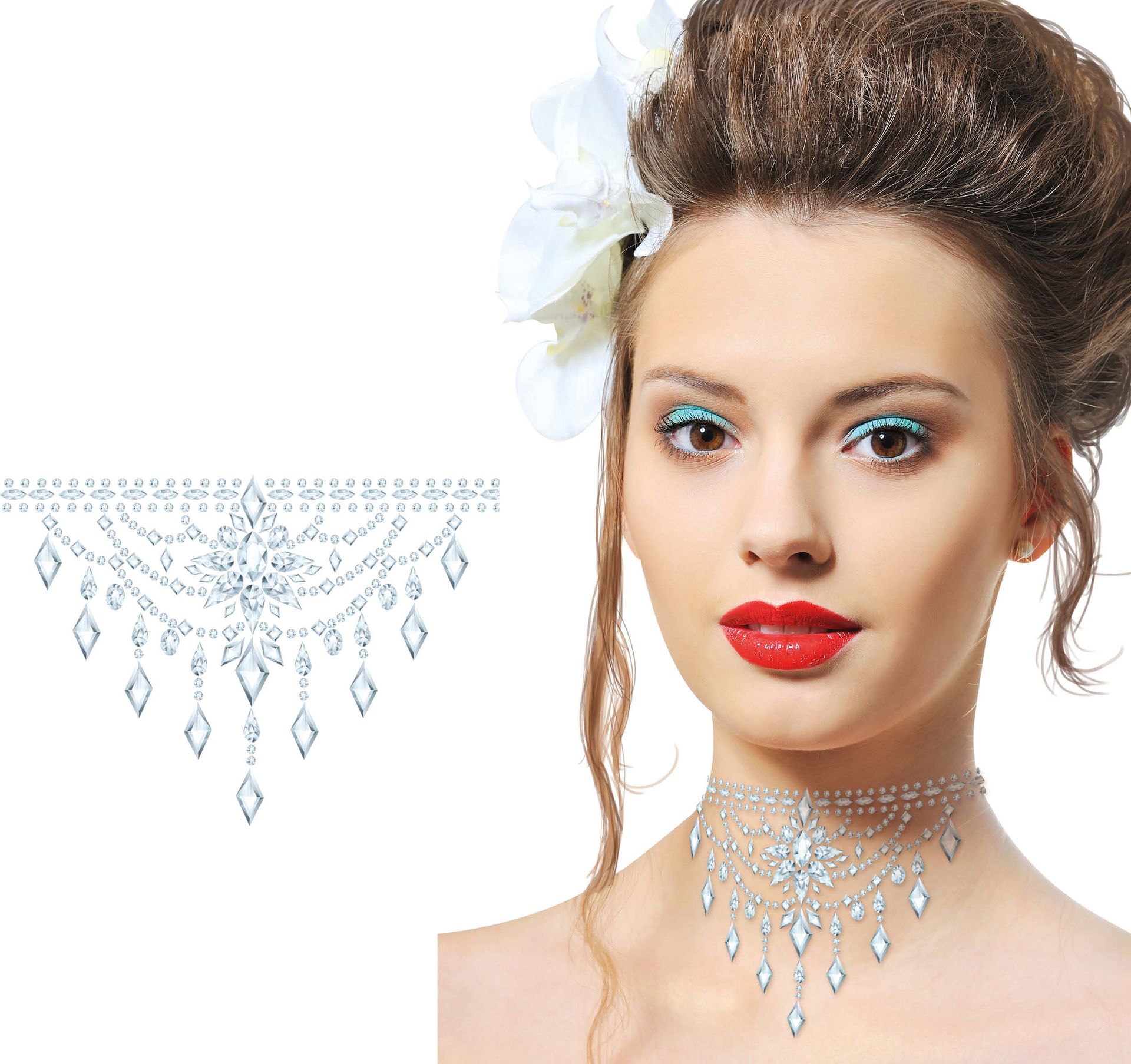 Zilveren Marquise Plakjuwelen