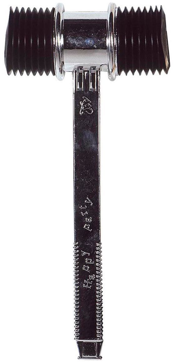 Zilveren Metallic Hamer met Geluid