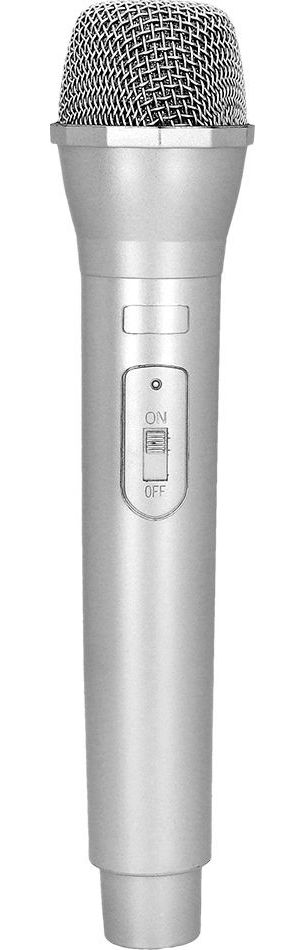 Zilveren Nep Microfoon 23.5 cm