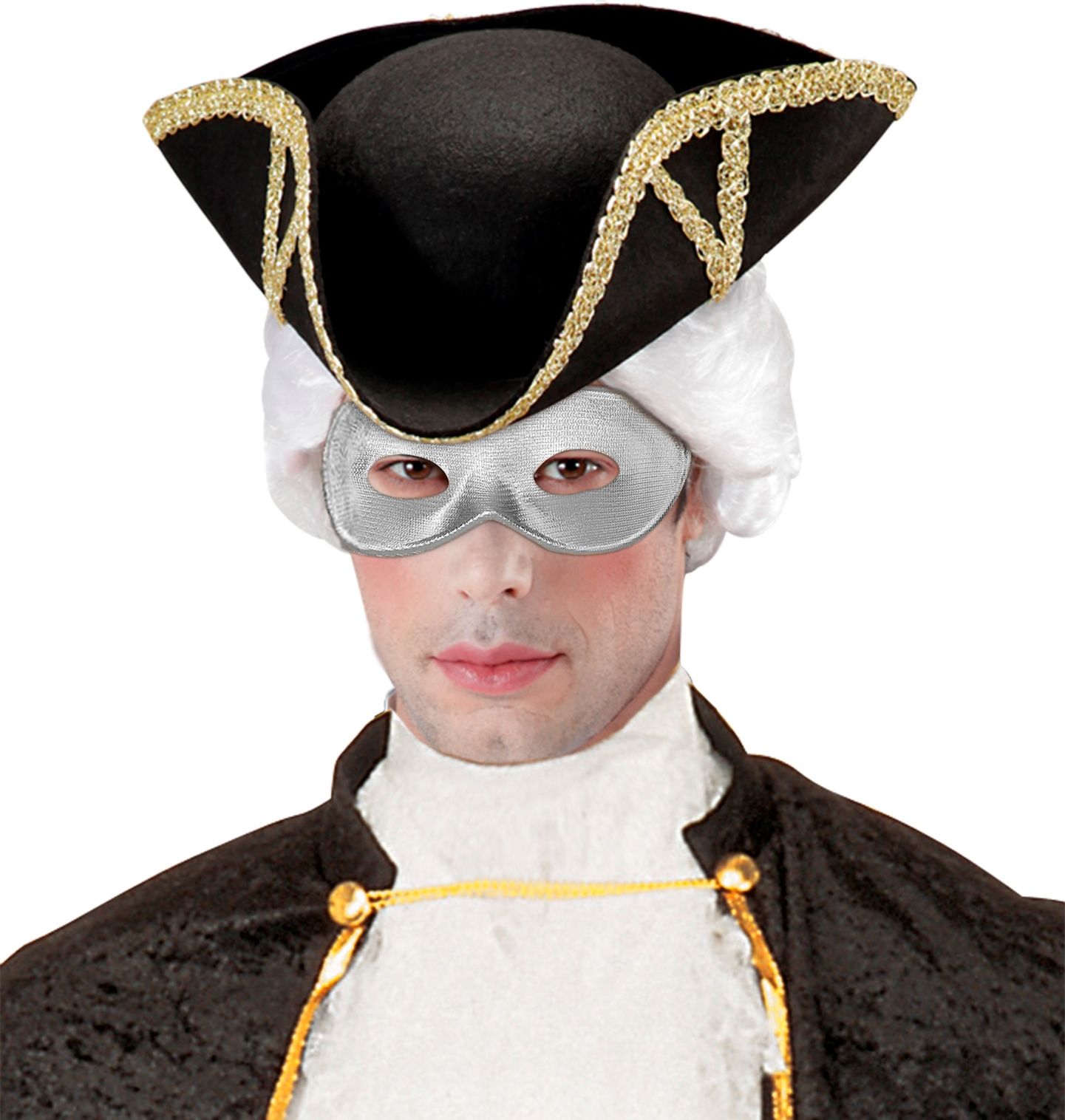 Zilveren Oogmasker Volwassenen