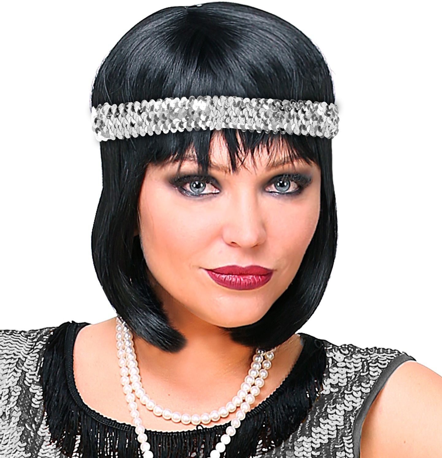 Zilveren Pailletten Hoofdband