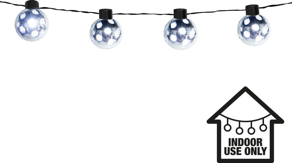 Zilveren Partybal Led Lichtsnoer