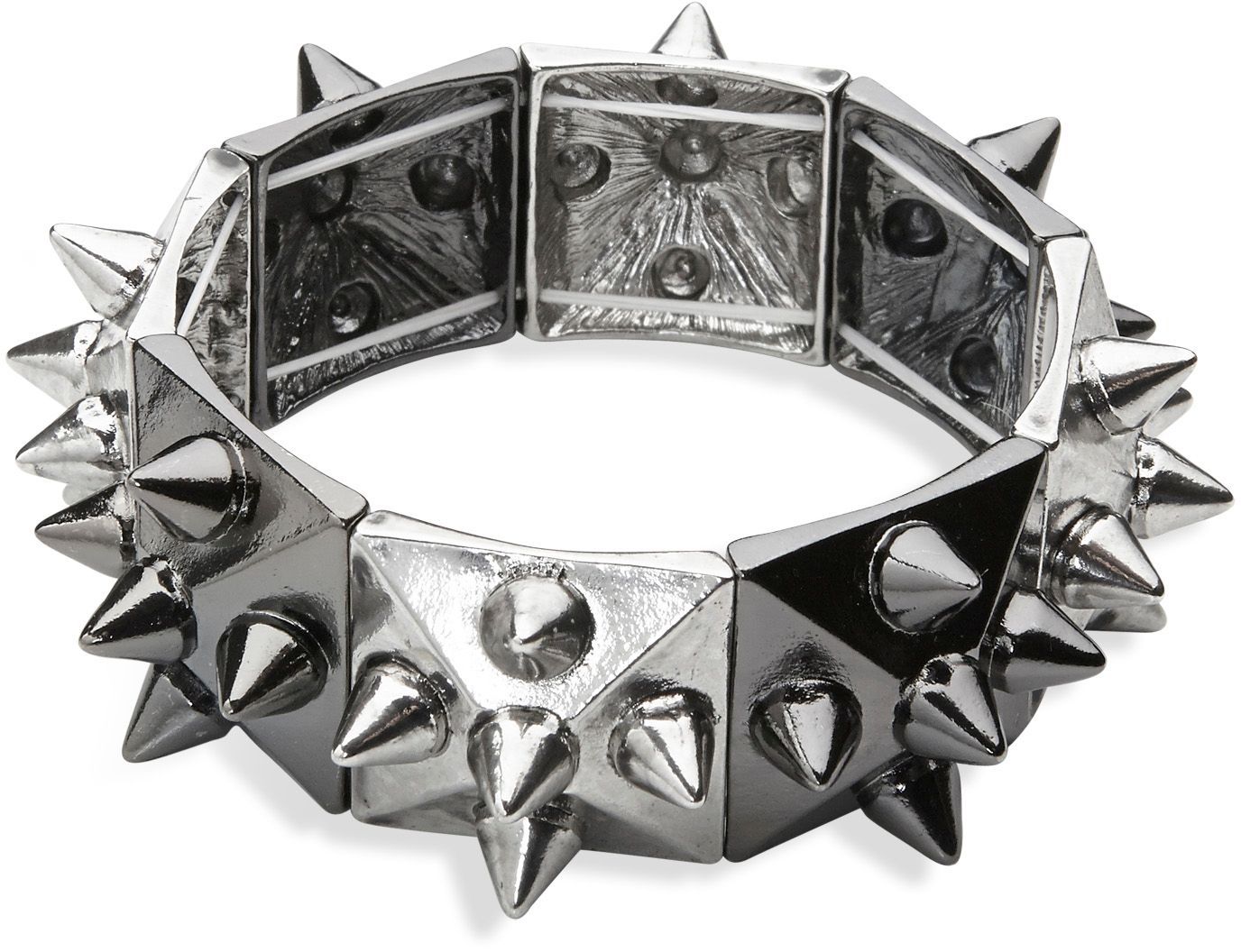 Zilveren Punk Armband
