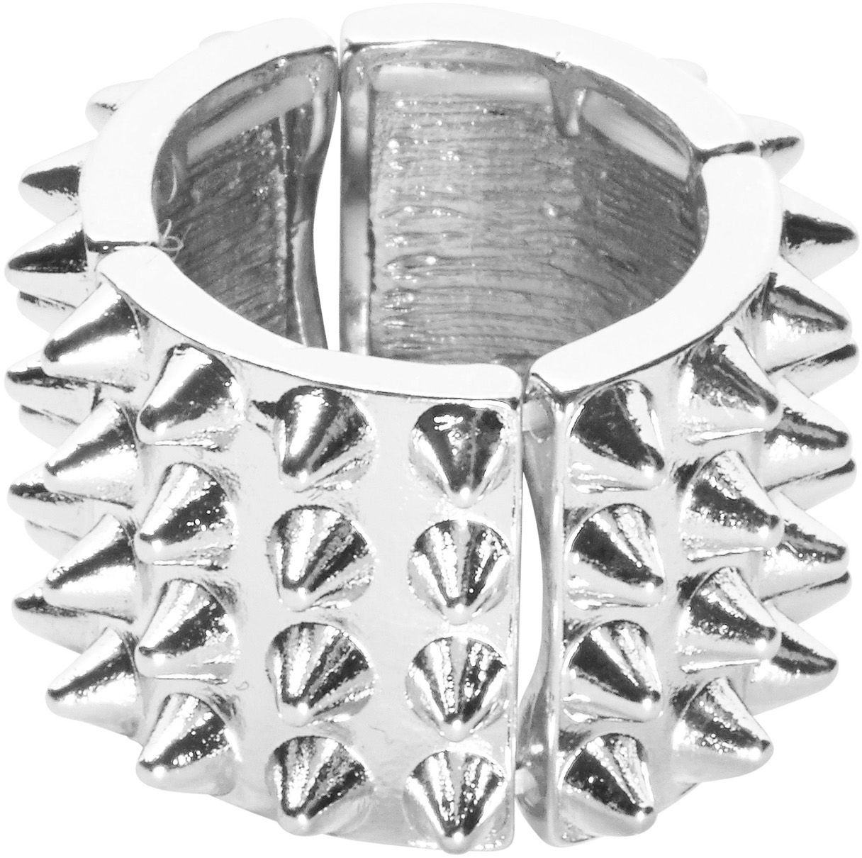 Zilveren Ring met Spijkers