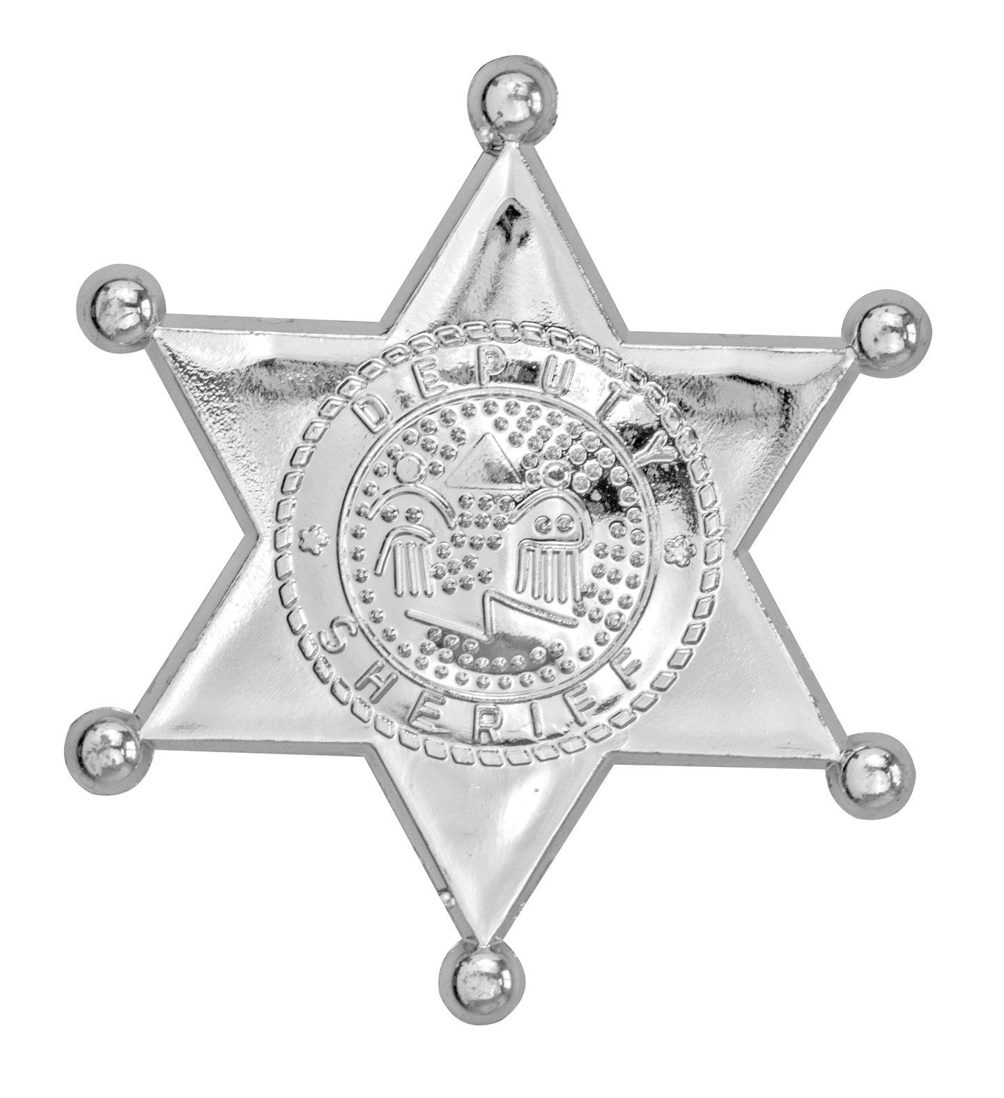 Zilveren Sheriff Ster Speld