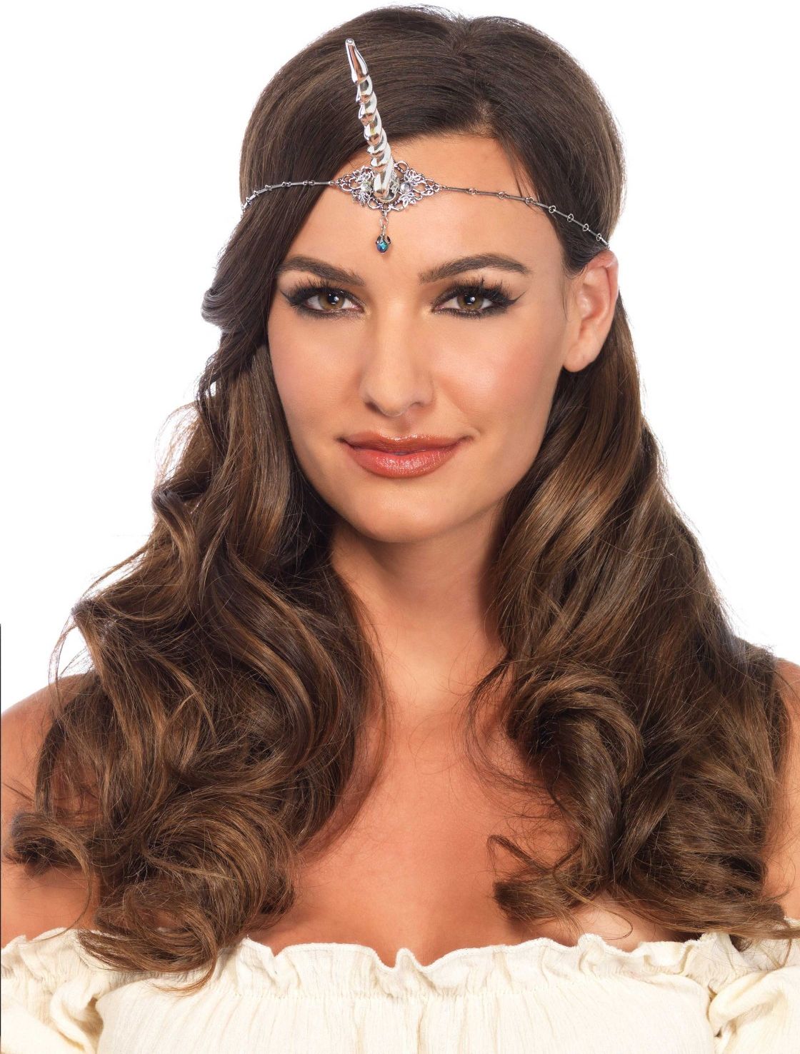 Zilveren Unicorn Hoofdband