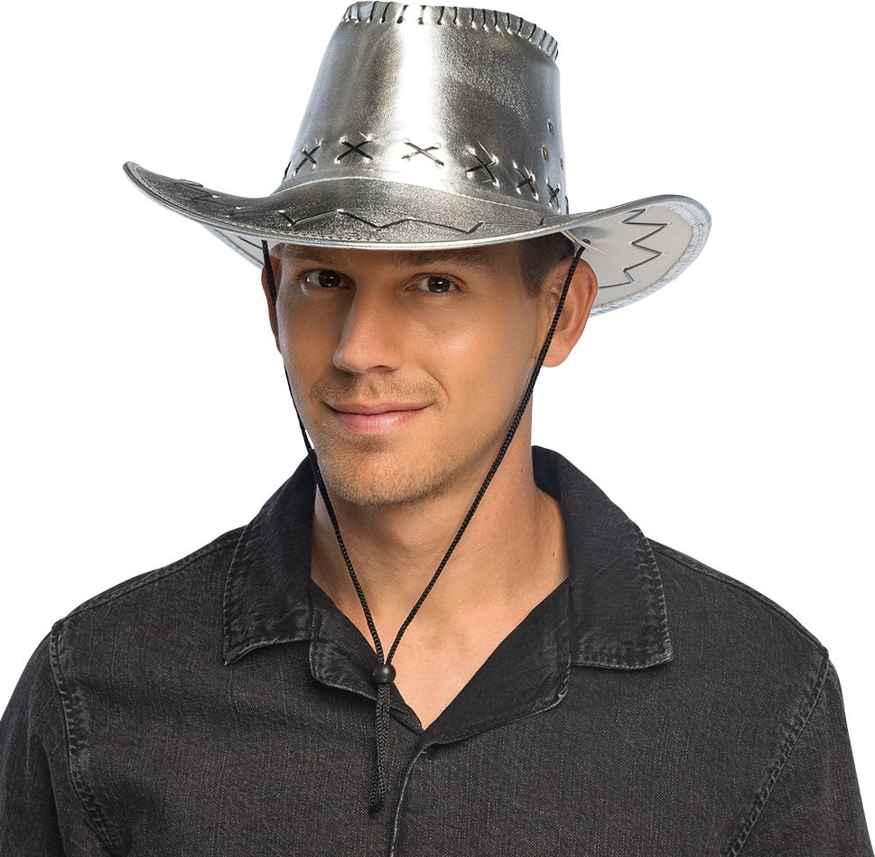 Zilveren Western Cowboyhoed