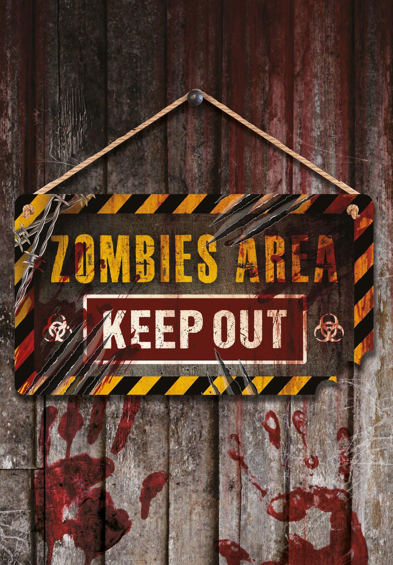 Zombie Area Wandbord