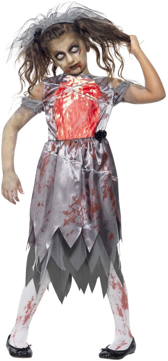 Zombie bruid kostuum meisjes