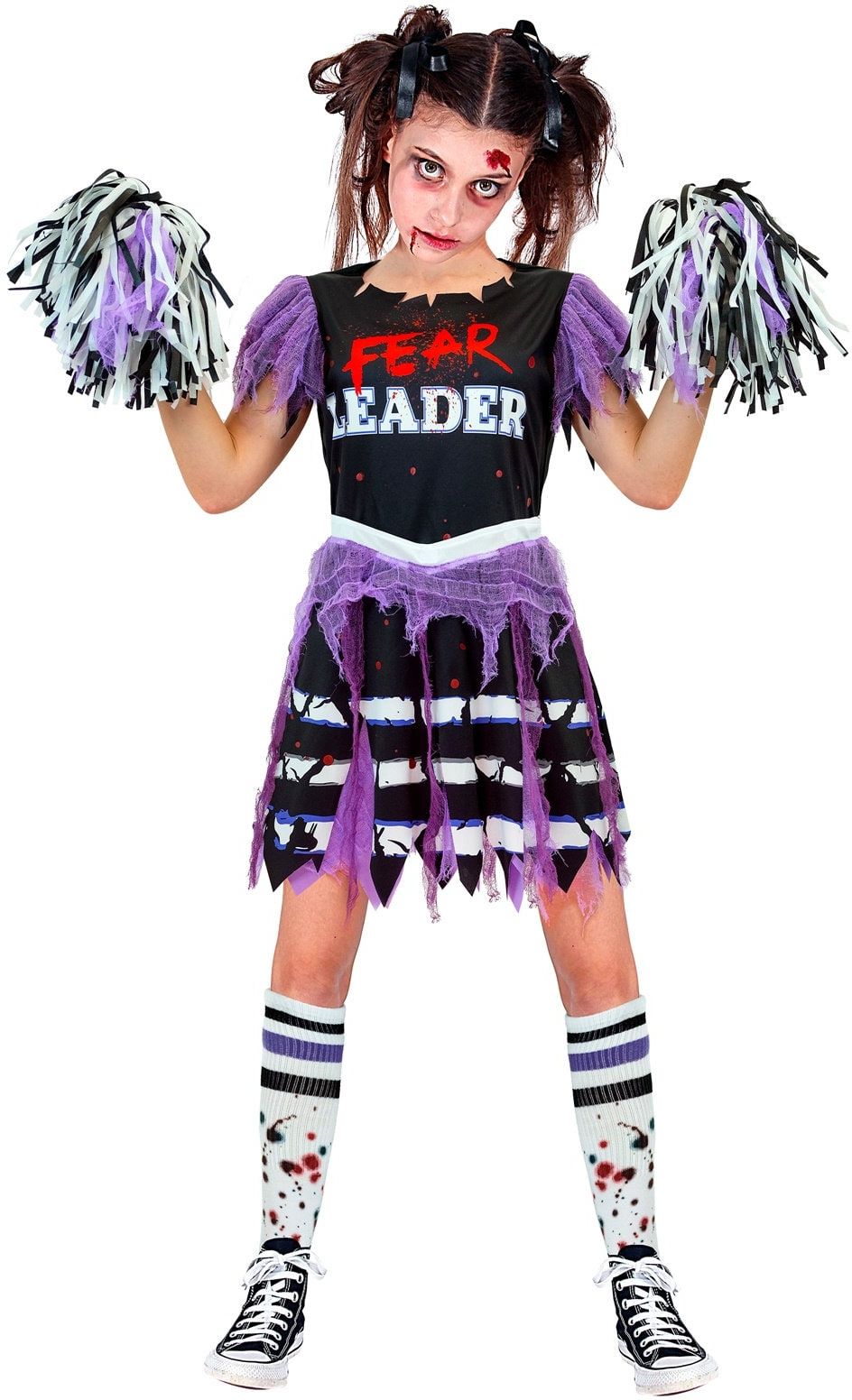 Zombie Cheerleader Meisjes Kostuum