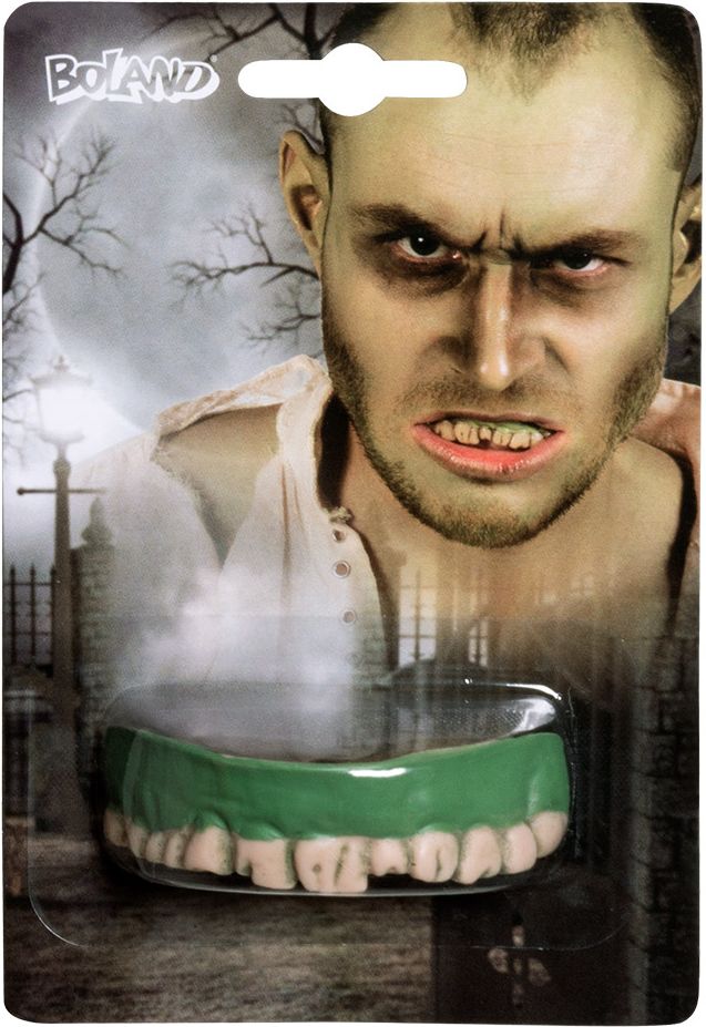 Zombie gebit groen tandvlees