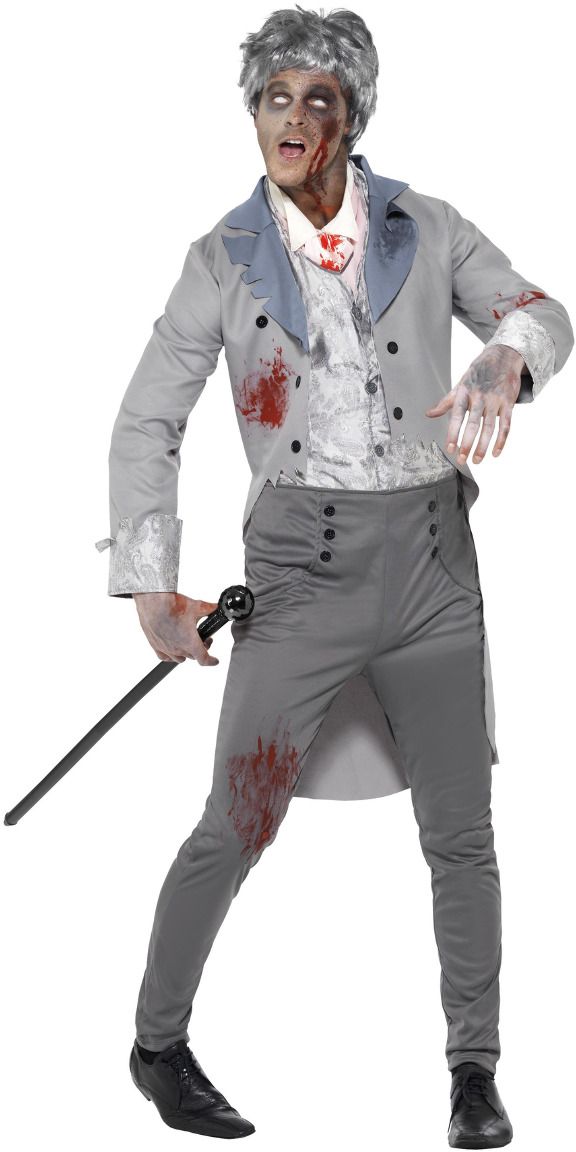 Zombie Gentleman Kostuum Heren