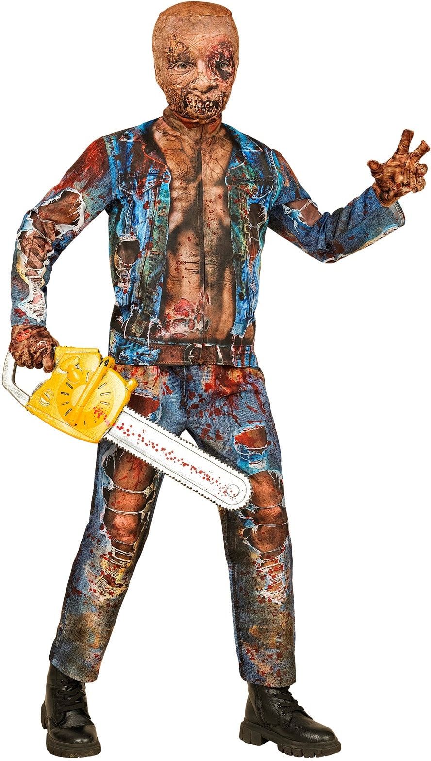 Zombie Halloween Kostuum Gemaskerd Jongens
