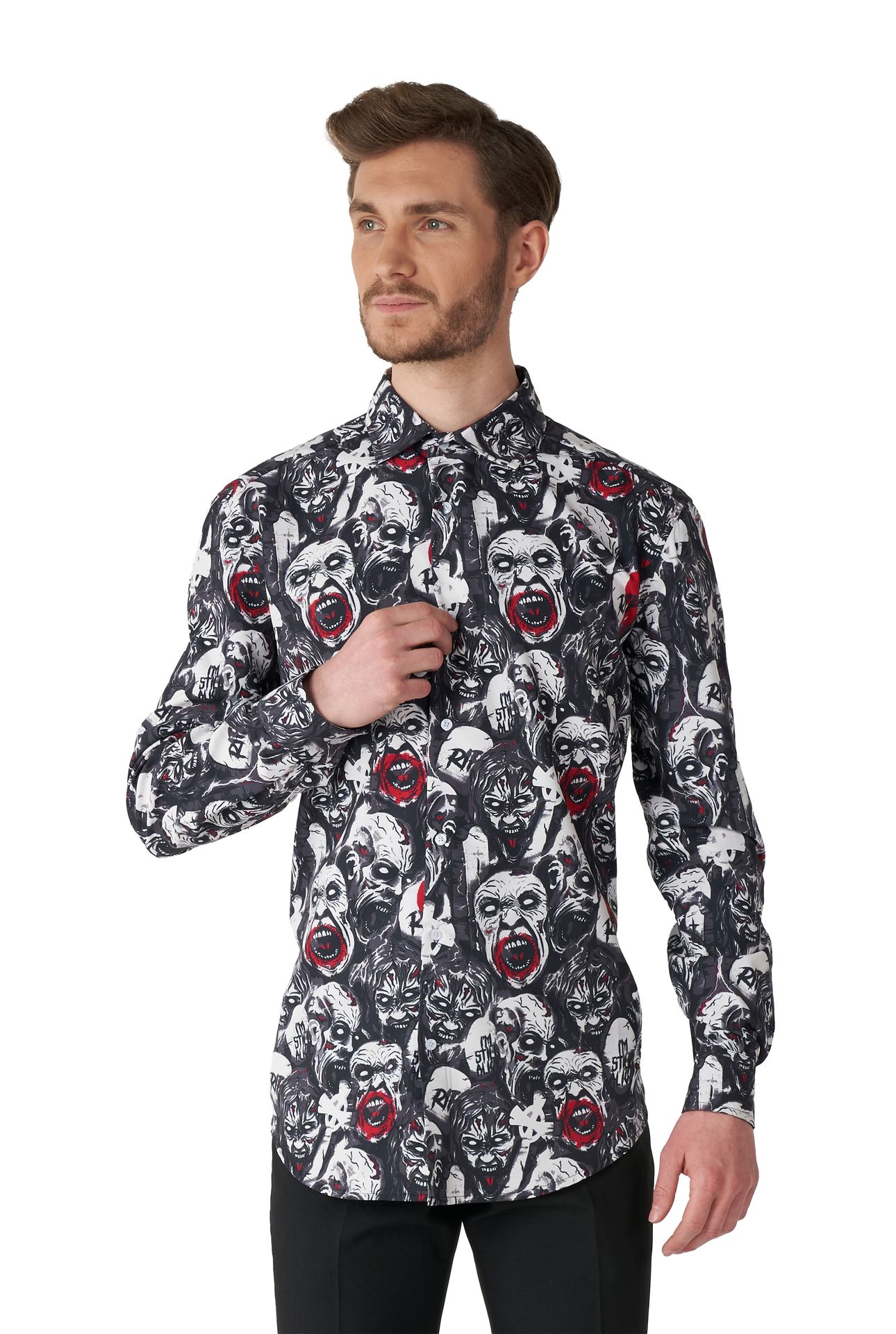 Zombie Horror Hoofden Suitmeister Blouse