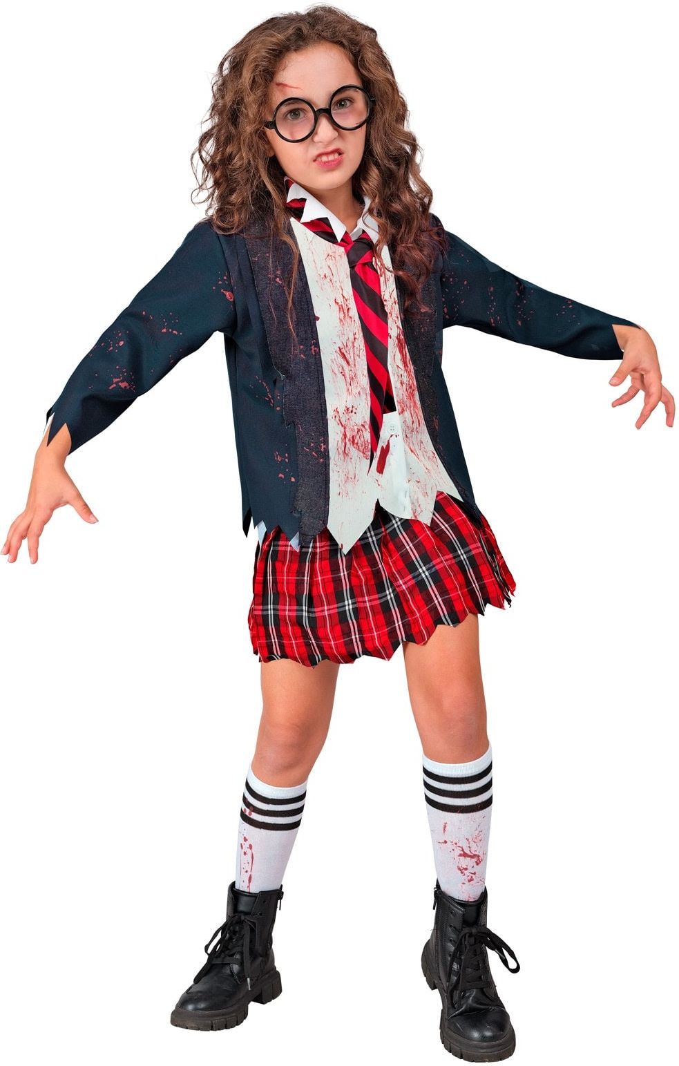 Zombie Meisje School Outfit