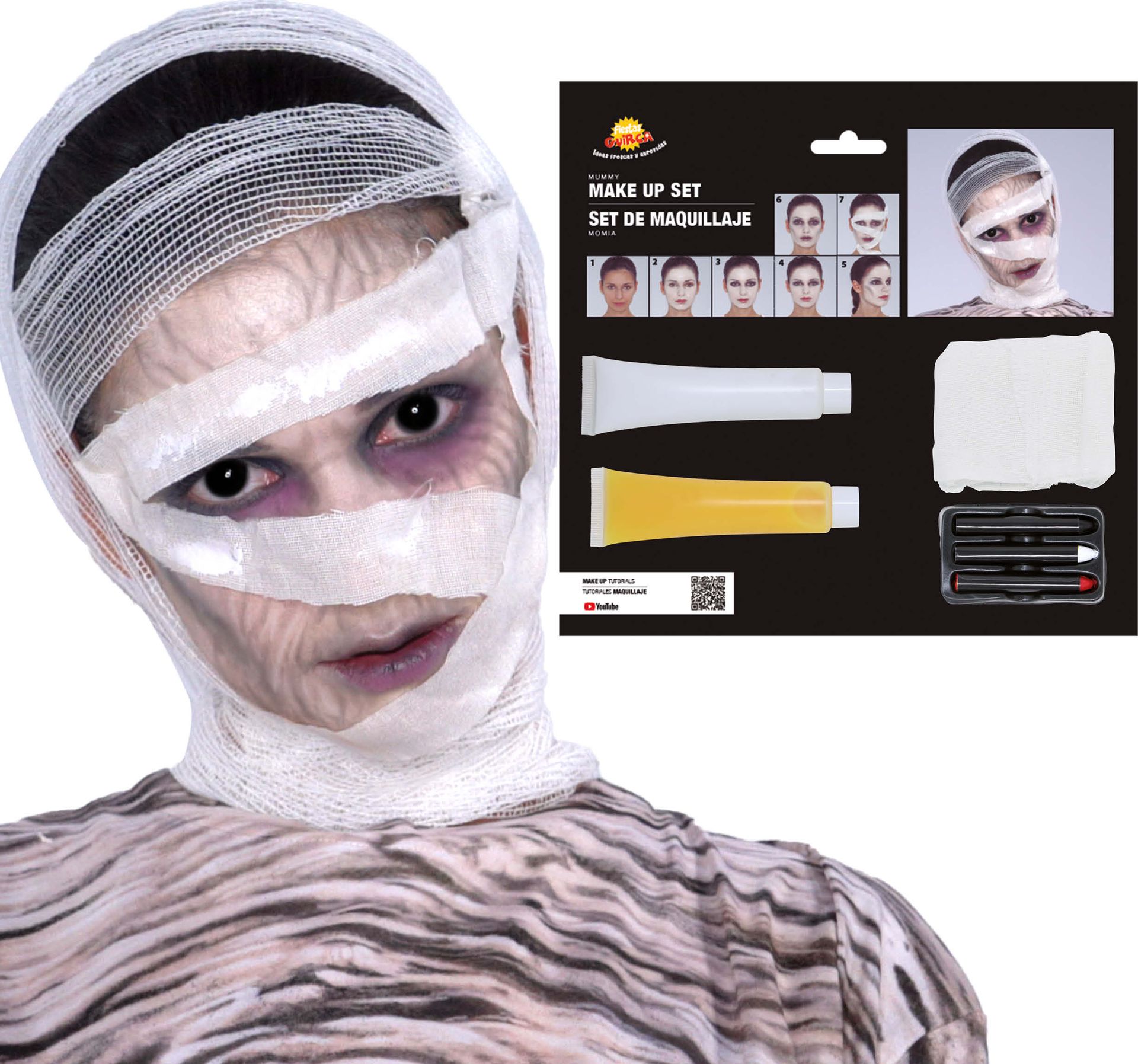 Zombie Mummy Make Up Set