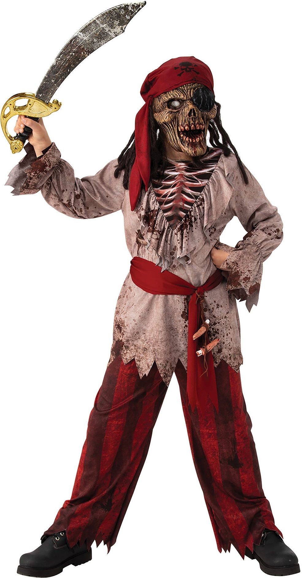 Zombie Piraat Kostuum Jongens