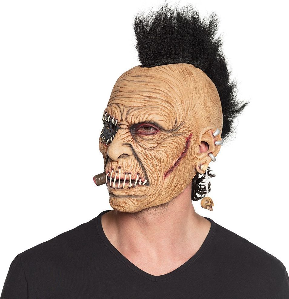 Zombie Rocker Latex Masker